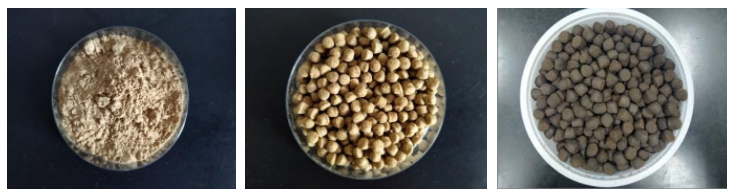 Feed of oil emulsification and spray with probiotics (traditional powder, pellet, and extruded feed).PNG